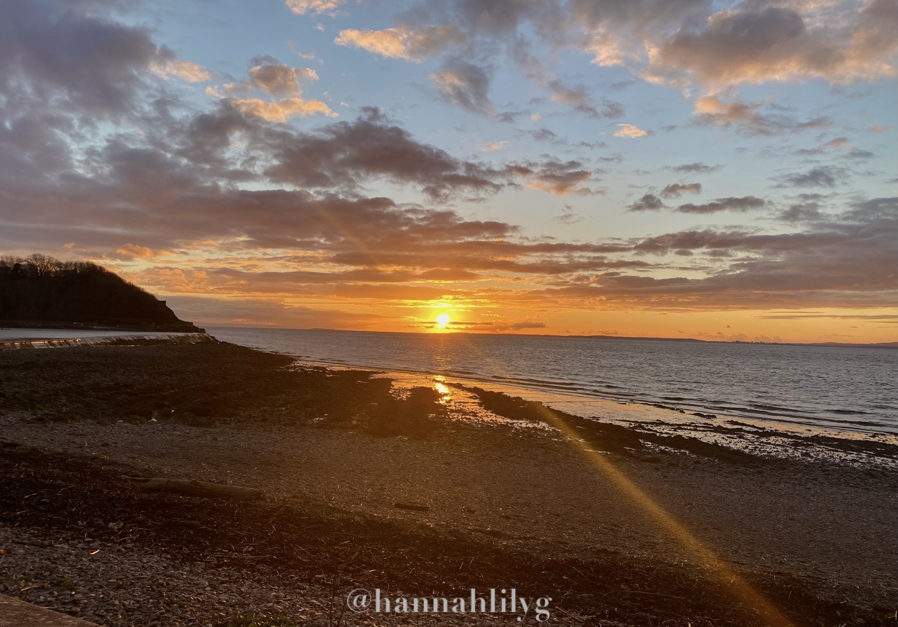 Clevedon Sunset + credit